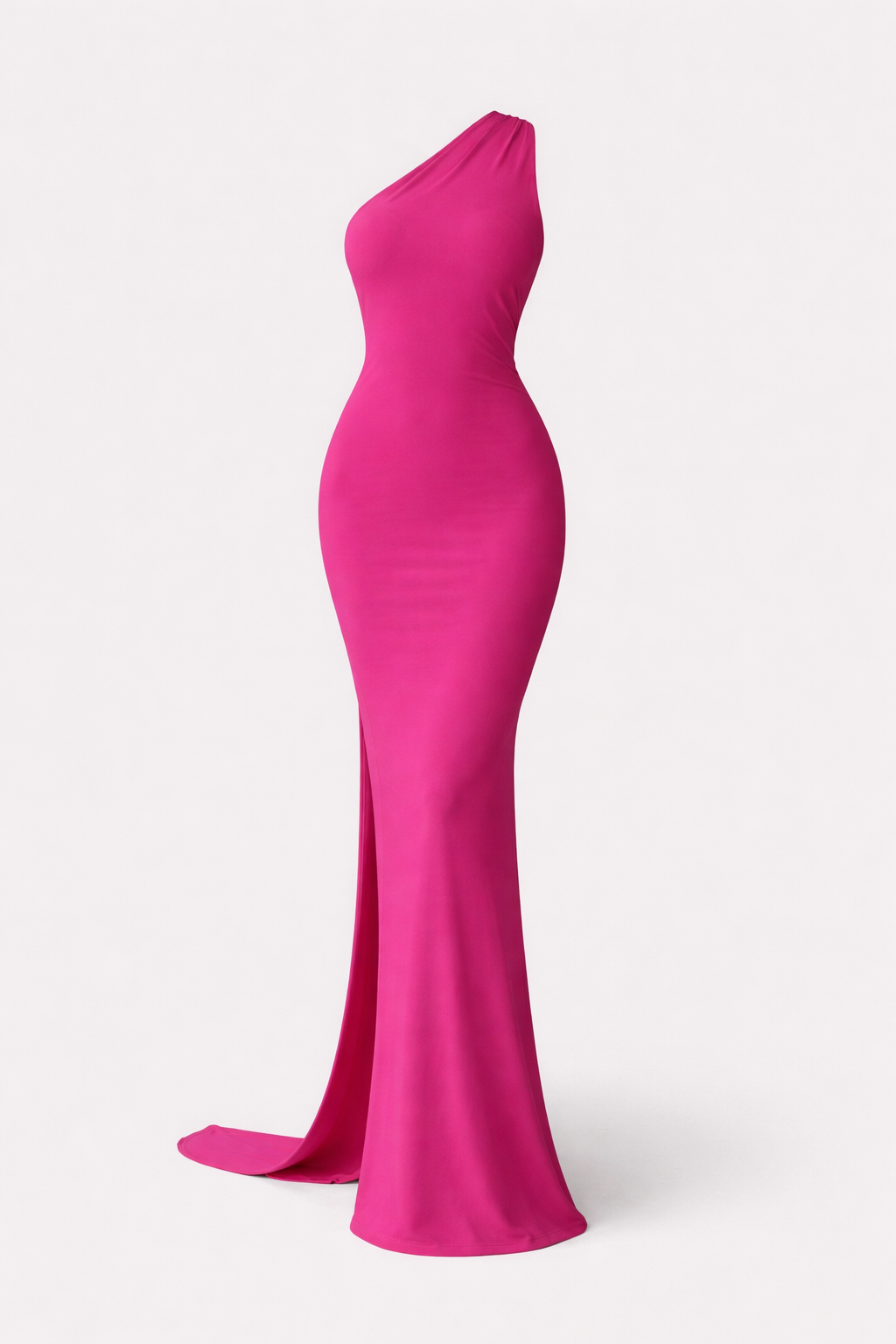 Gwynn Women's One Shoulder Bodycon Maxi Dress | Ruched Open Back Going Out Dress | Evening & Occasion
