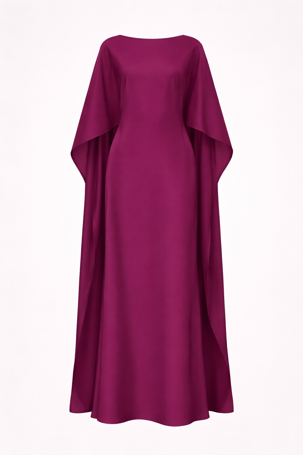 Tayma Women's Draped Cape Sleeve Abaya Maxi Dress | Modest Occasion Dress | Evening & Smart Casual
