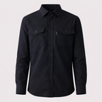 Men's Casual Autumn Knit Jersey Shirt | Stylish Comfortable Long Sleeve Shirt for Men | Smart Casual Everyday Layering Essential