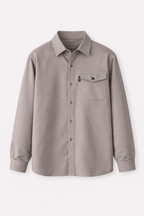 Men's Casual Autumn Knit Jersey Shirt | Stylish Comfortable Long Sleeve Shirt for Men | Smart Casual Everyday Layering Essential
