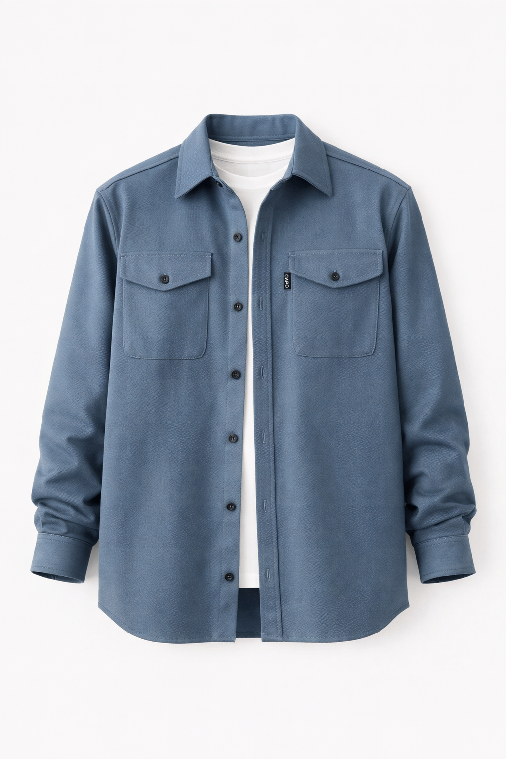 Men's Casual Autumn Knit Jersey Shirt | Stylish Comfortable Long Sleeve Shirt for Men | Smart Casual Everyday Layering Essential