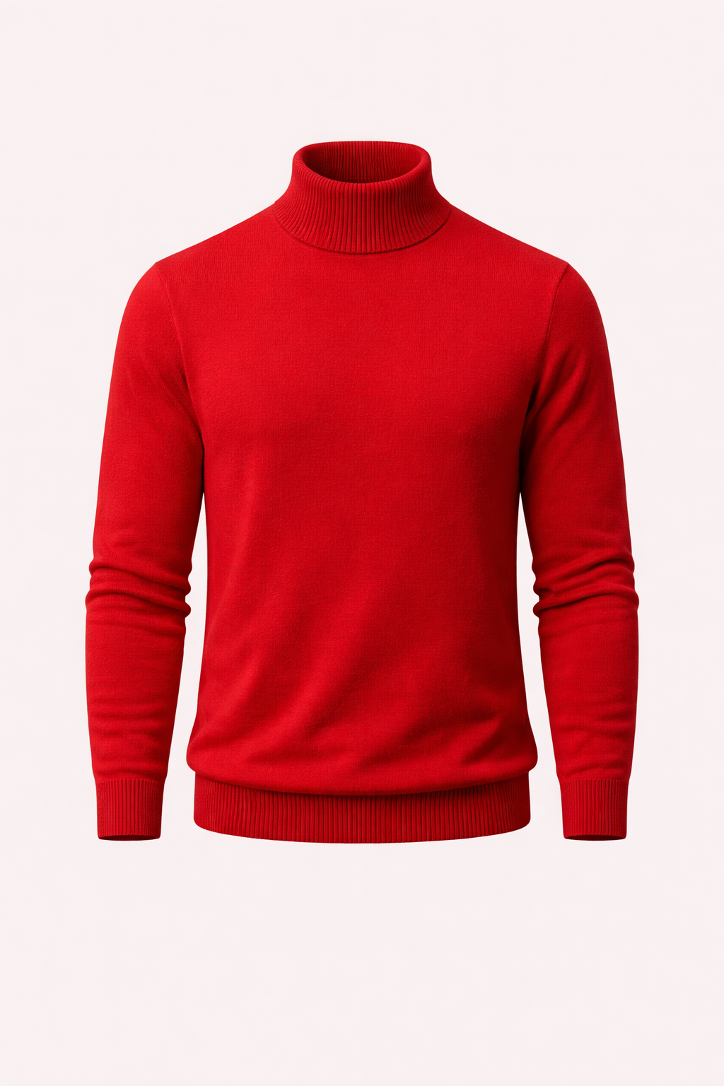 Leriano Men's Merino Wool Turtleneck | Luxury Soft Knit Roll Neck Sweater for Men | Smart Casual Winter Knitwear