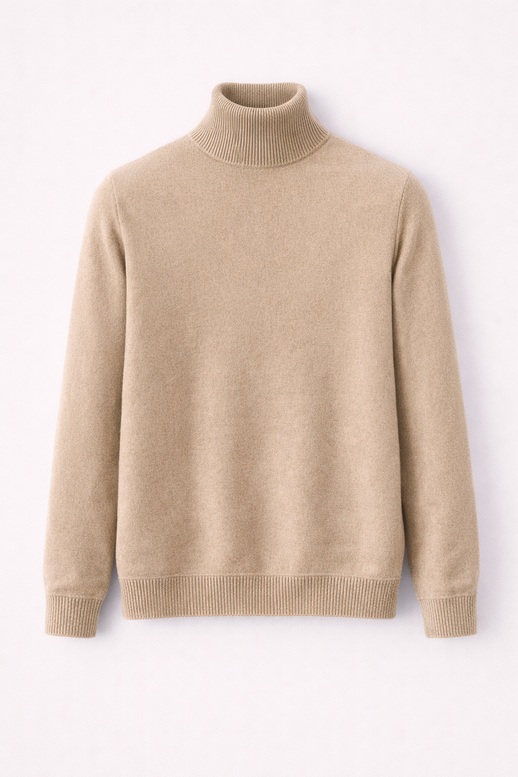 Leriano Men's Merino Wool Turtleneck | Luxury Soft Knit Roll Neck Sweater for Men | Smart Casual Winter Knitwear