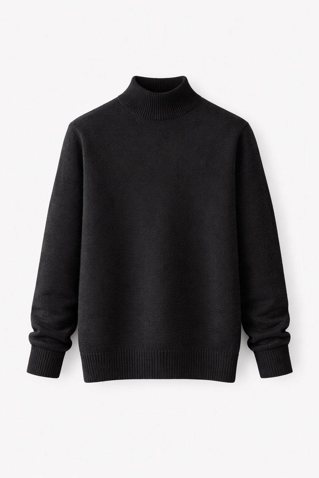 Leriano Men's Merino Wool Turtleneck | Luxury Soft Knit Roll Neck Sweater for Men | Smart Casual Winter Knitwear