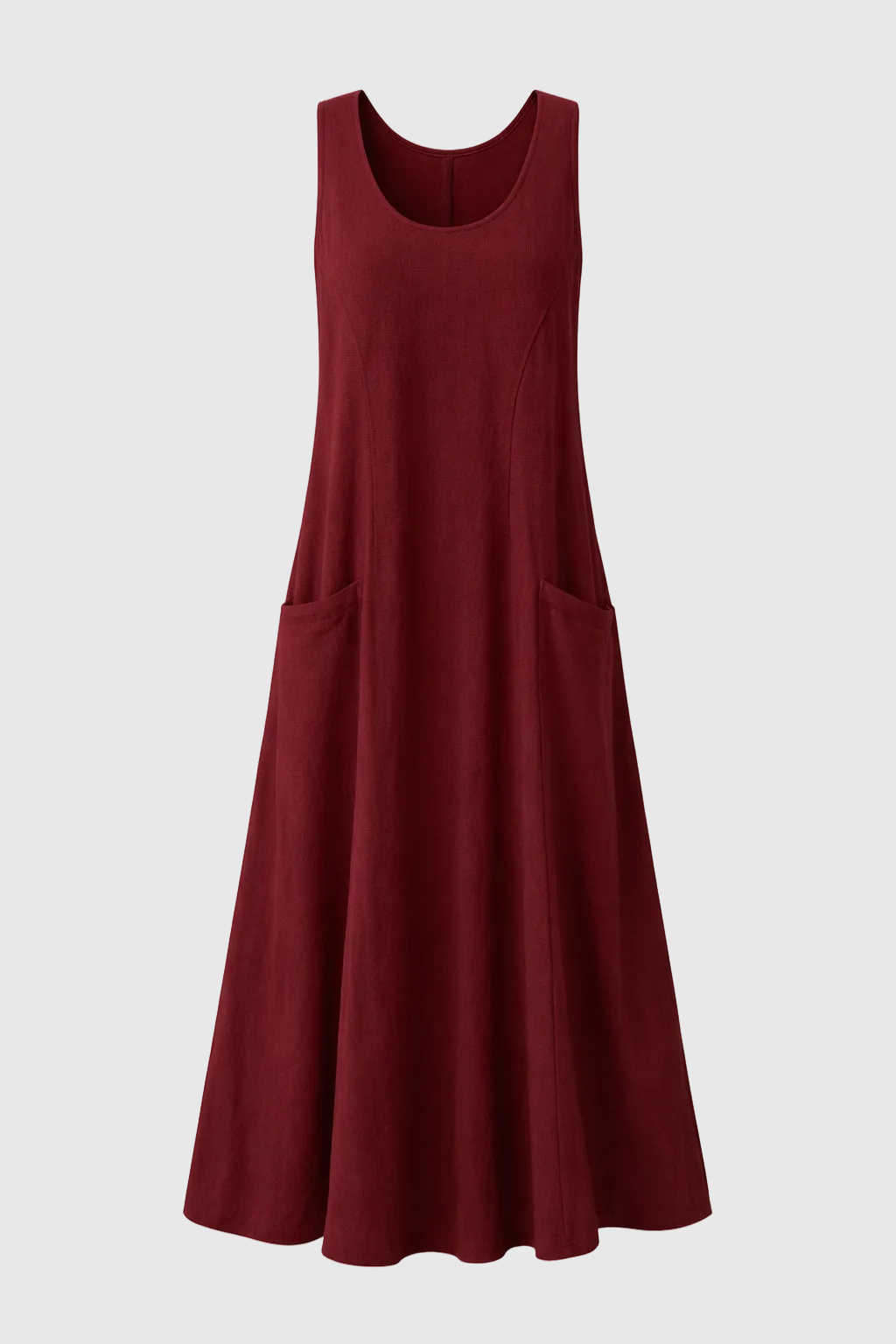 Celestina Women's Linen Midi Dress | Elegant Casual Linen Dress for Women | Breathable Everyday Summer & Smart Casual Style