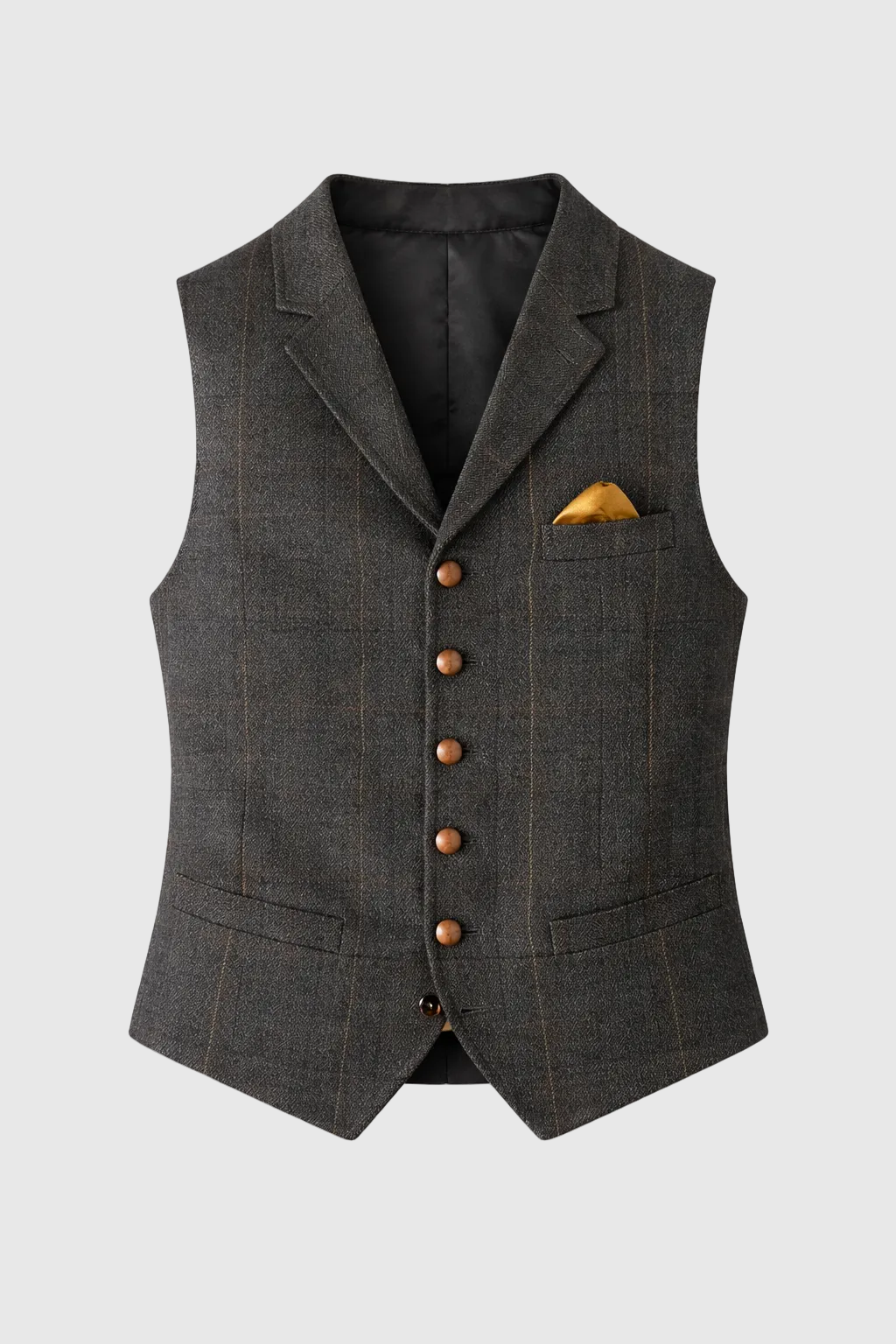 Dante Men's Elegant Knitted Vest | Smart Casual Sweater Vest for Men | Preppy Sleeveless Knit Waistcoat
