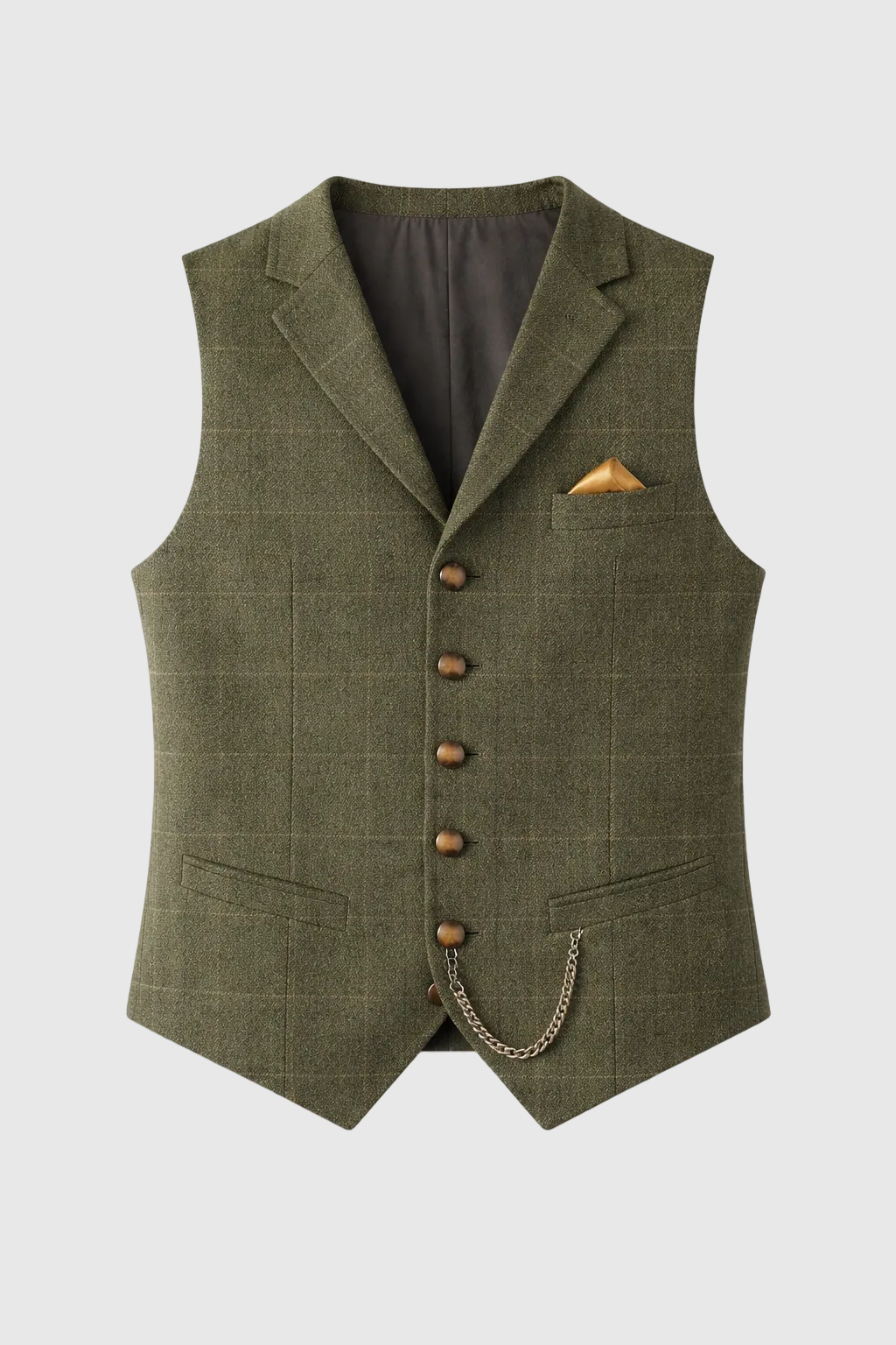 Dante Men's Elegant Knitted Vest | Smart Casual Sweater Vest for Men | Preppy Sleeveless Knit Waistcoat