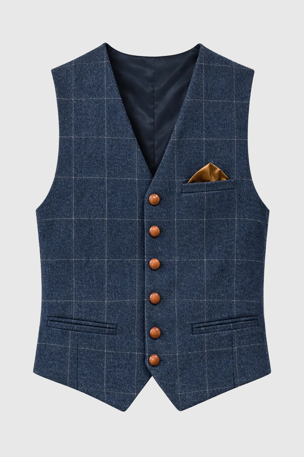 Dante Men's Elegant Knitted Vest | Smart Casual Sweater Vest for Men | Preppy Sleeveless Knit Waistcoat