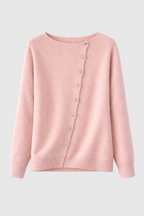 Ginevra Women's Off-Shoulder Knit Sweater | Elegant Soft Cotton Knit Off-Shoulder Top for Women | Smart Casual Everyday Knitwear