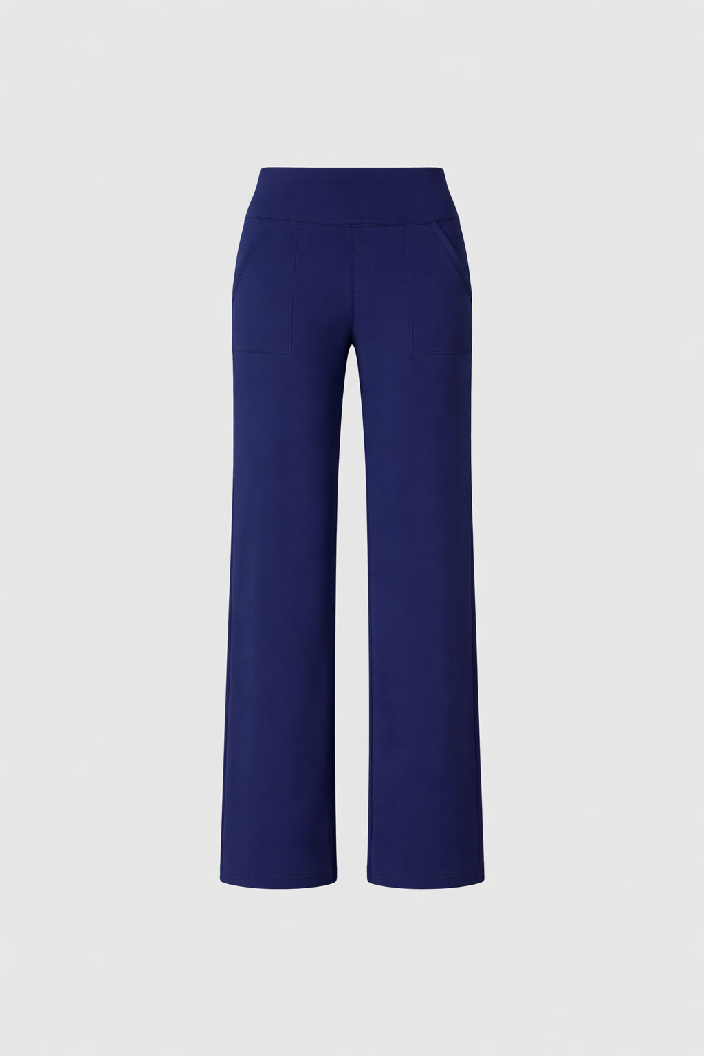 Loën Women's High Waist Wide Leg Comfort Trousers | Stretch Everyday Trouser | Athleisure & Casual Wear