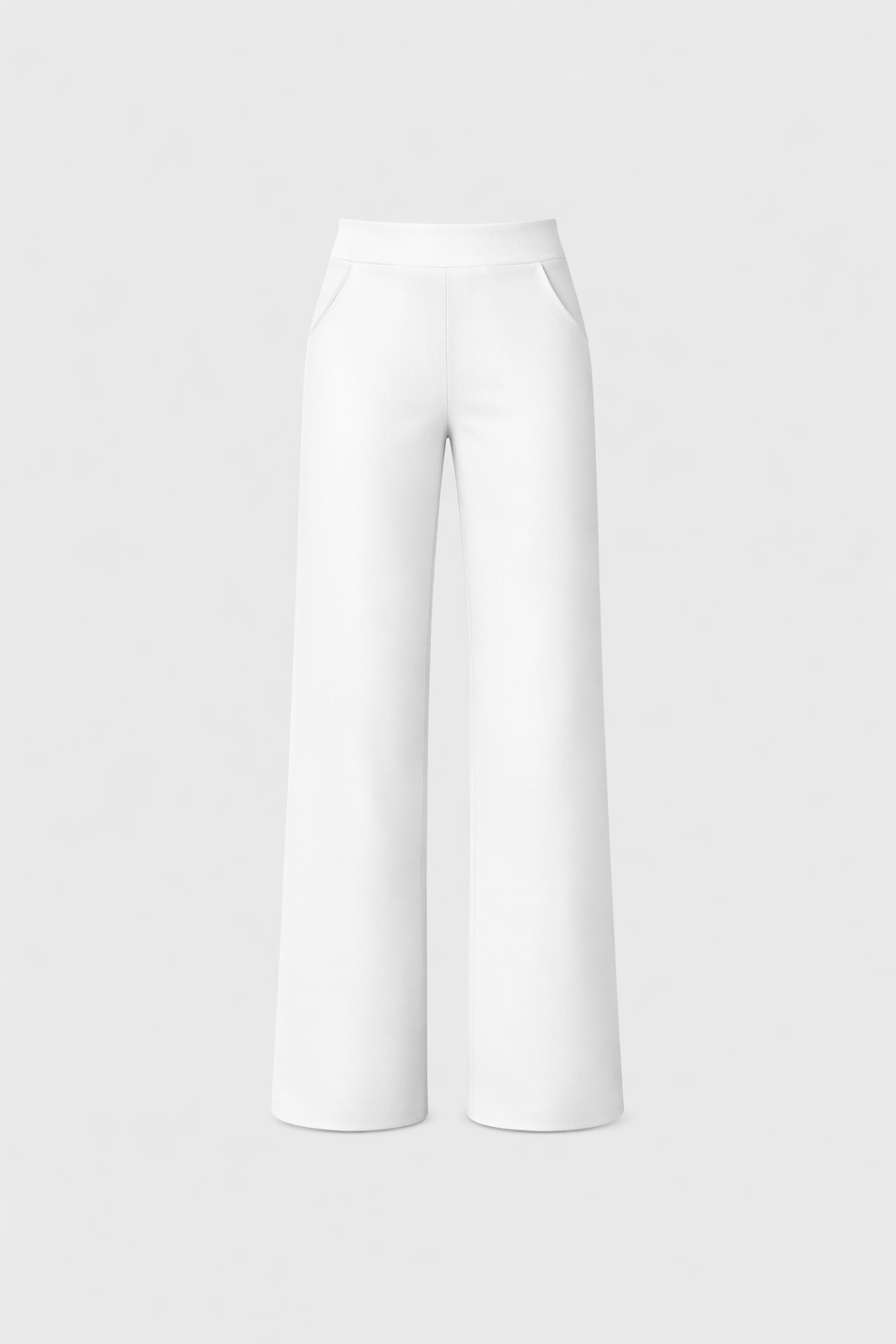 Loën Women's High Waist Wide Leg Comfort Trousers | Stretch Everyday Trouser | Athleisure & Casual Wear