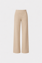 Loën Women's High Waist Wide Leg Comfort Trousers | Stretch Everyday Trouser | Athleisure & Casual Wear