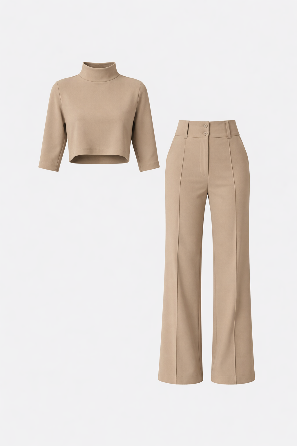 Isabela Women's Wide Leg Trouser Co-Ord Set | Tailored Two Piece | Smart Occasion & Going Out