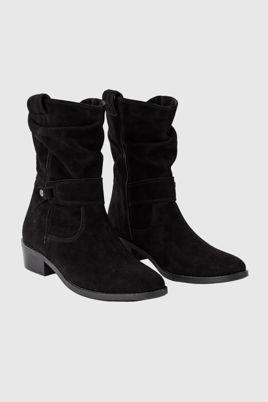 Noa Women's Elegant Block Heel Ankle Boots | Leather Heeled Ankle Boots for Women | Smart Casual Everyday Occasion Footwear
