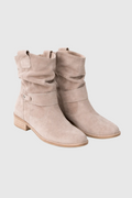 Noa Women's Elegant Block Heel Ankle Boots | Leather Heeled Ankle Boots for Women | Smart Casual Everyday Occasion Footwear