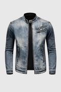 Elio Men's Denim Jacket | Classic Casual Jean Jacket for Men | Everyday Streetwear & Smart Casual Outerwear