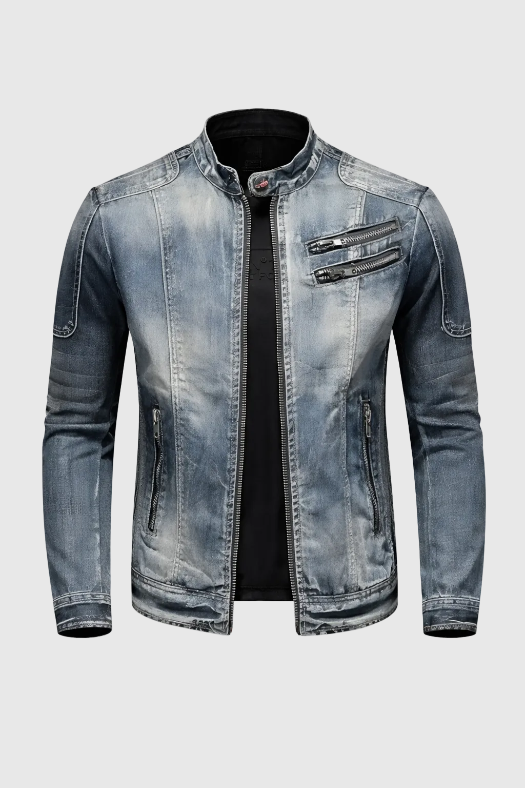 Elio Men's Denim Jacket | Classic Casual Jean Jacket for Men | Everyday Streetwear & Smart Casual Outerwear