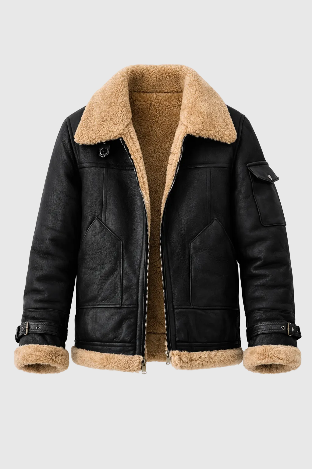 Amadeo Men's Vegan Leather Biker Jacket | Faux Leather Moto Jacket for Men | Fashion Streetwear & Smart Casual Outerwear