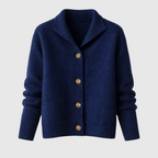 Pierina Women's Cashmere Blend Open Front Cardigan | Elegant Waterfall Drape Cardigan for Women | Luxury Smart Casual Knitwear