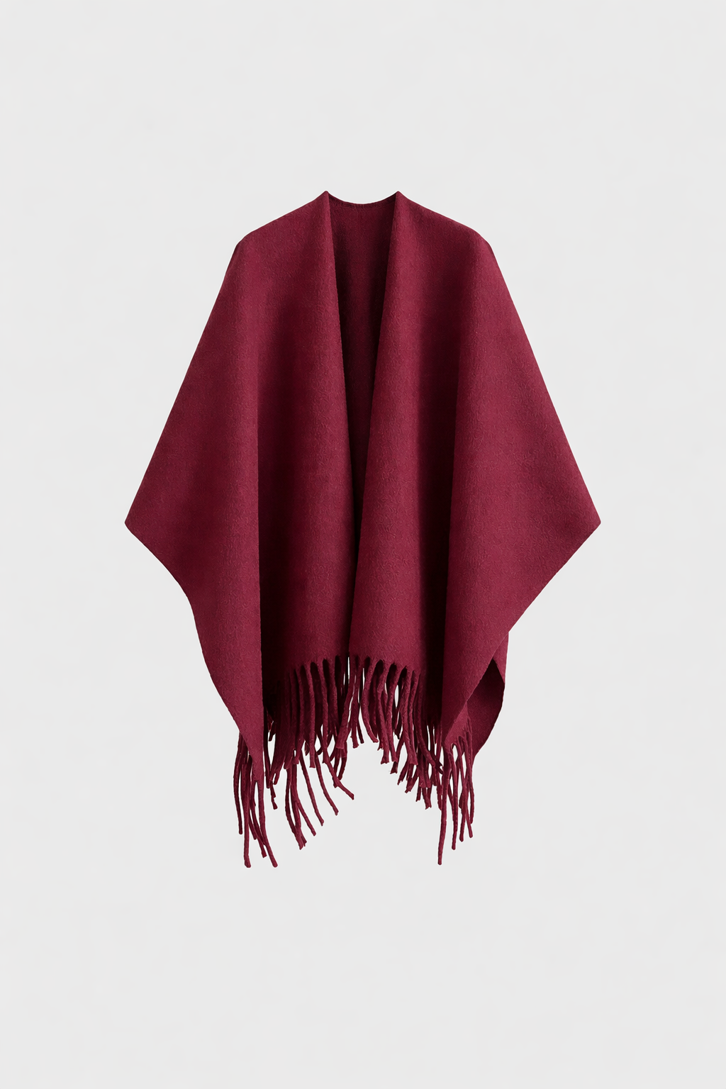 Women's Cashmere Blend Wrap Poncho | Fringe Shawl Oversized Scarf | Winter Layering & Gifting