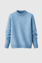 Celesto Men's Luxury Cashmere Blend Crew Neck Sweater | Soft Premium Knit Jumper for Men | Smart Casual Everyday Knitwear