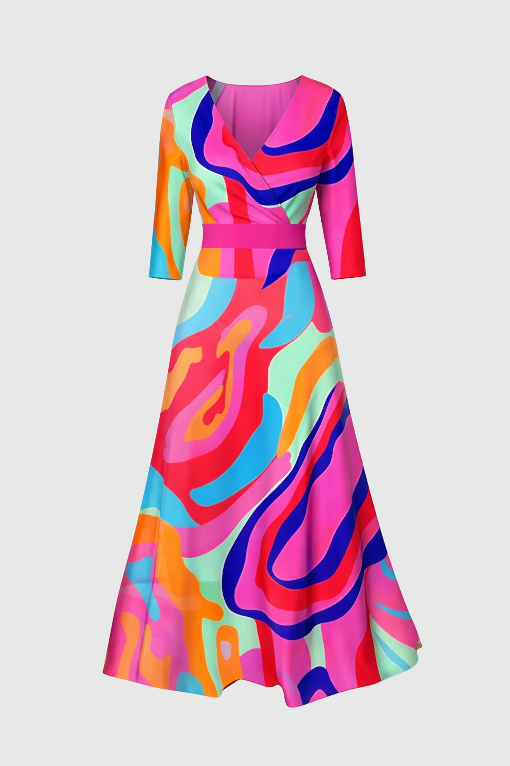 Lynor Women's Elegant Floral Maxi Dress | Flowing Casual Long Floral Dress for Women | Boho Chic Summer & Everyday Holiday Style