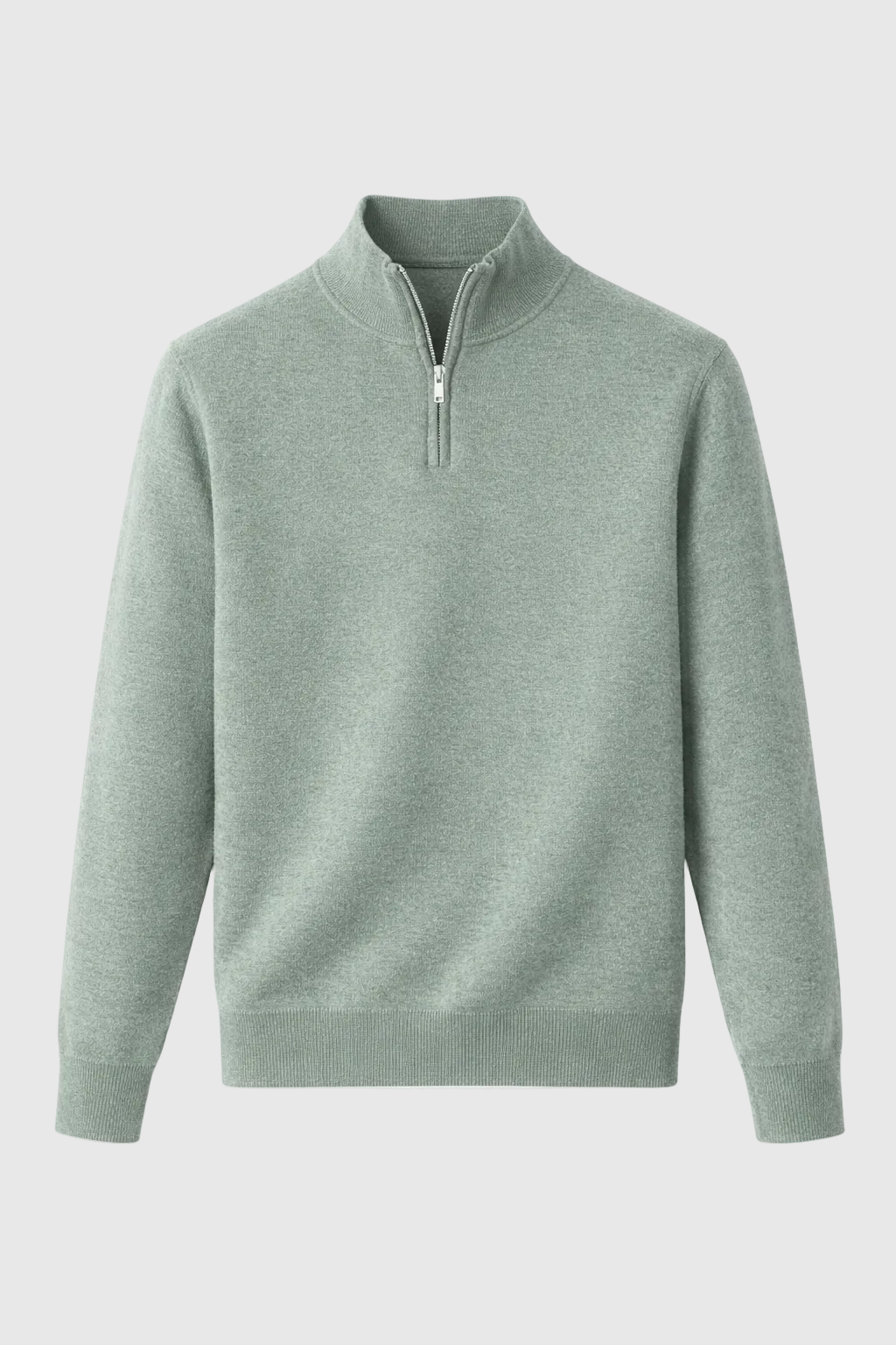 Carlo Men's Merino Wool Half-Zip Sweater | Luxury Soft Knit Half Zip Jumper for Men | Smart Casual Winter Knitwear