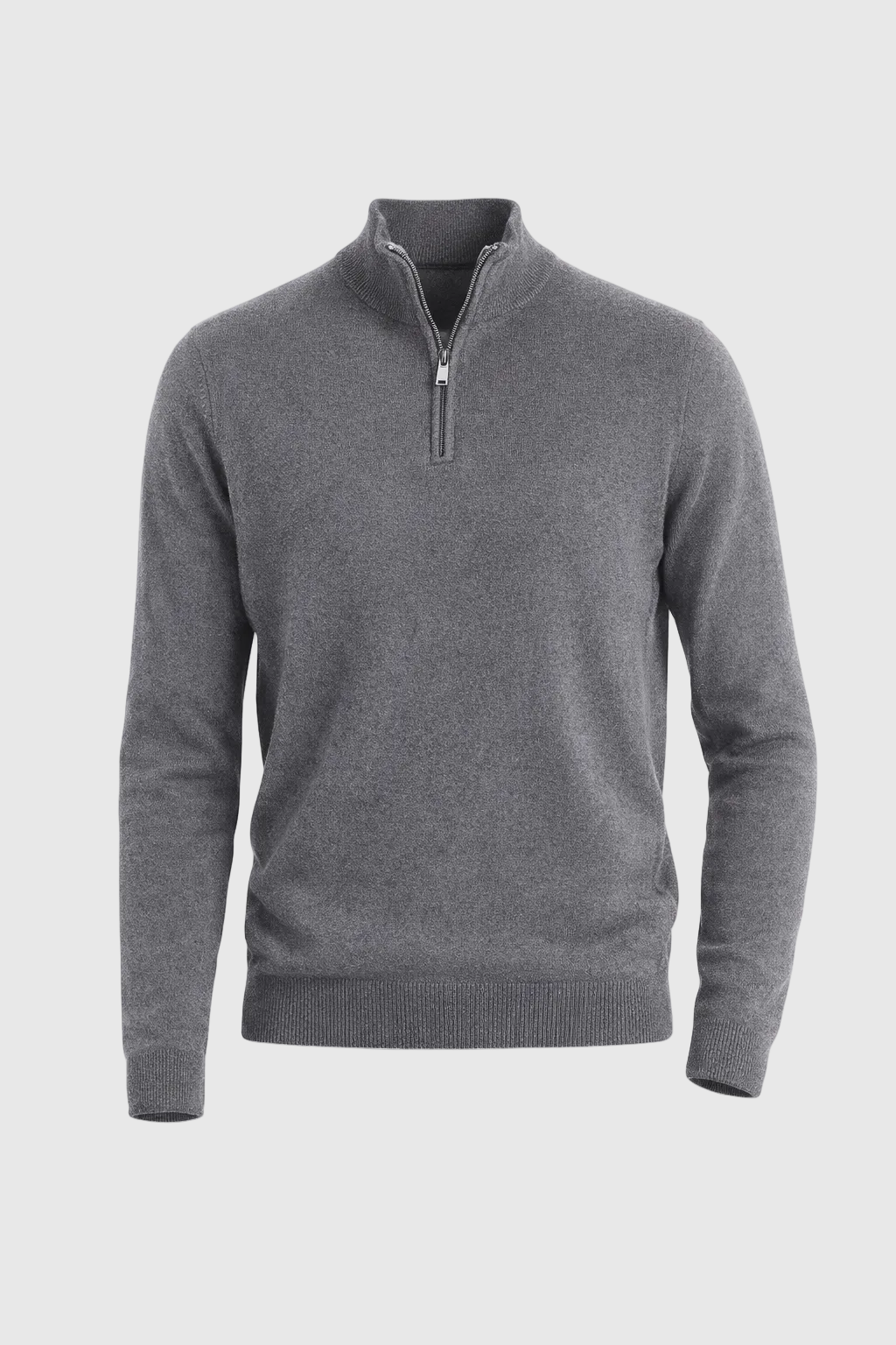 Carlo Men's Merino Wool Half-Zip Sweater | Luxury Soft Knit Half Zip Jumper for Men | Smart Casual Winter Knitwear