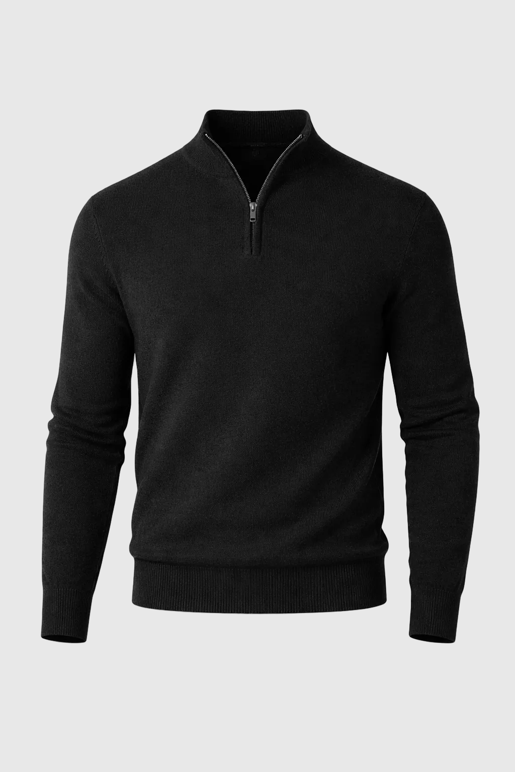 Carlo Men's Merino Wool Half-Zip Sweater | Luxury Soft Knit Half Zip Jumper for Men | Smart Casual Winter Knitwear