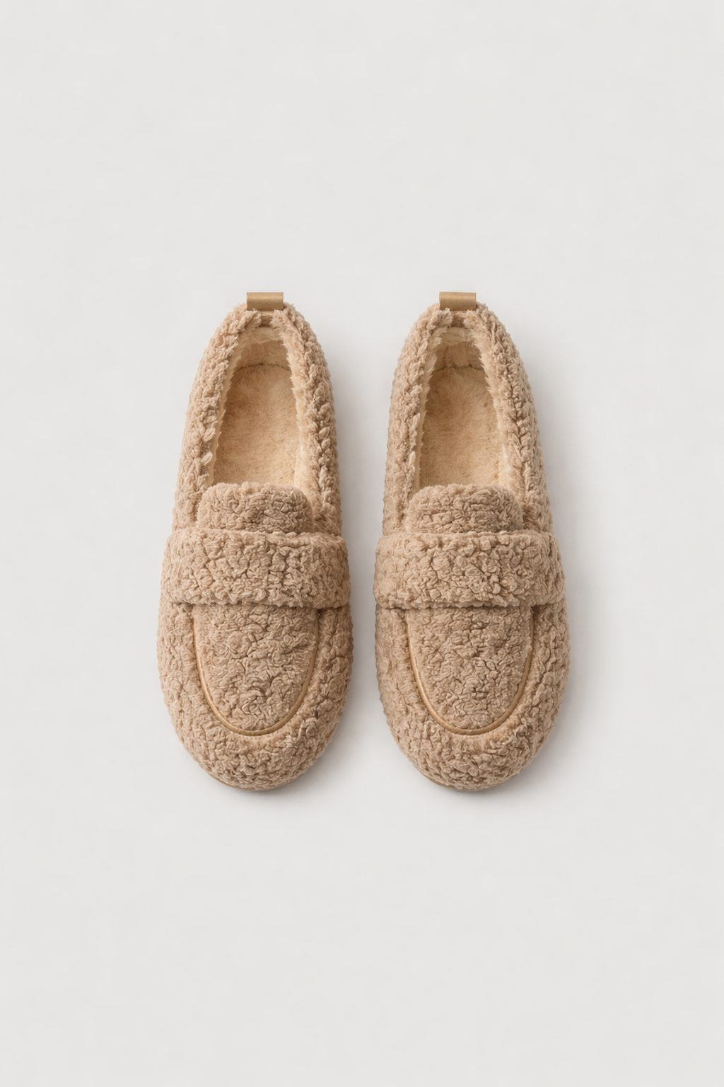 Elara Women's Sherpa Loafer Slippers | Teddy Fluffy Indoor Loafer | Cosy Home & Loungewear Footwear