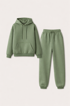 Devano Men's Hoodie Tracksuit Set | Oversized Fleece Hoodie & Jogger | Casual Streetwear Loungewear