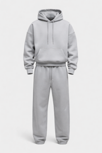 Devano Men's Hoodie Tracksuit Set | Oversized Fleece Hoodie & Jogger | Casual Streetwear Loungewear