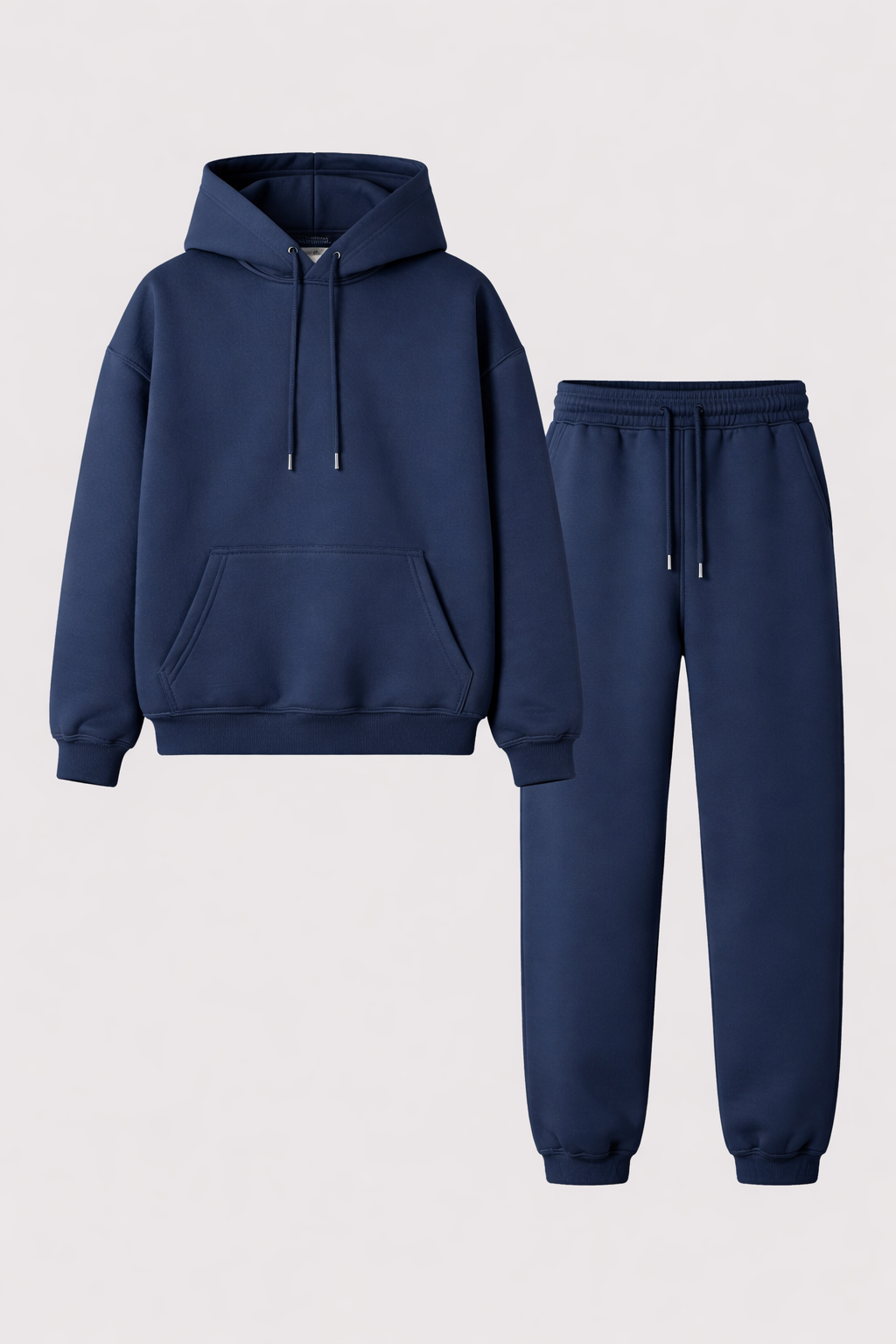 Devano Men's Hoodie Tracksuit Set | Oversized Fleece Hoodie & Jogger | Casual Streetwear Loungewear