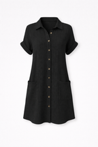 Carlijn Women's Collared Summer Dress | Casual Holiday Sundress | Everyday & Vacation Wear