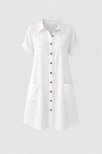 Carlijn Women's Collared Summer Dress | Casual Holiday Sundress | Everyday & Vacation Wear