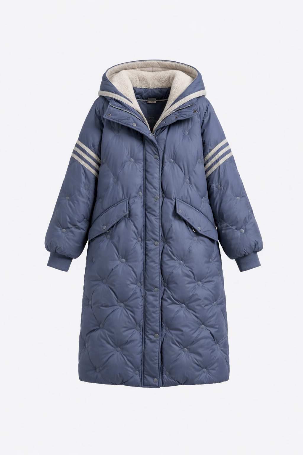 Christel Women's Premium Long Puffer Jacket | Luxury Longline Padded Coat for Women | Warm Everyday Winter Outerwear