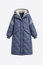 Christel Women's Premium Long Puffer Jacket | Luxury Longline Padded Coat for Women | Warm Everyday Winter Outerwear
