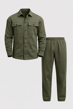 Maddox Men's Athleisure 2-Piece Set | Slim Fit Jogger & Top Co-Ord for Men | Casual Gym to Street Everyday Sportswear