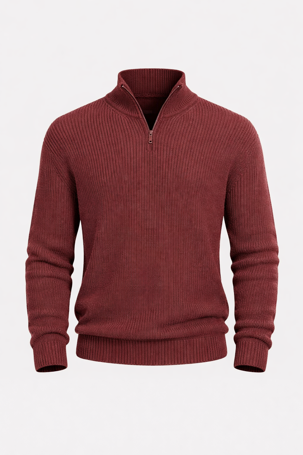 Loren Men's Luxury Cashmere Blend Half-Zip Sweater | Soft Premium Quarter Zip Jumper for Men | Smart Casual Everyday Knitwear