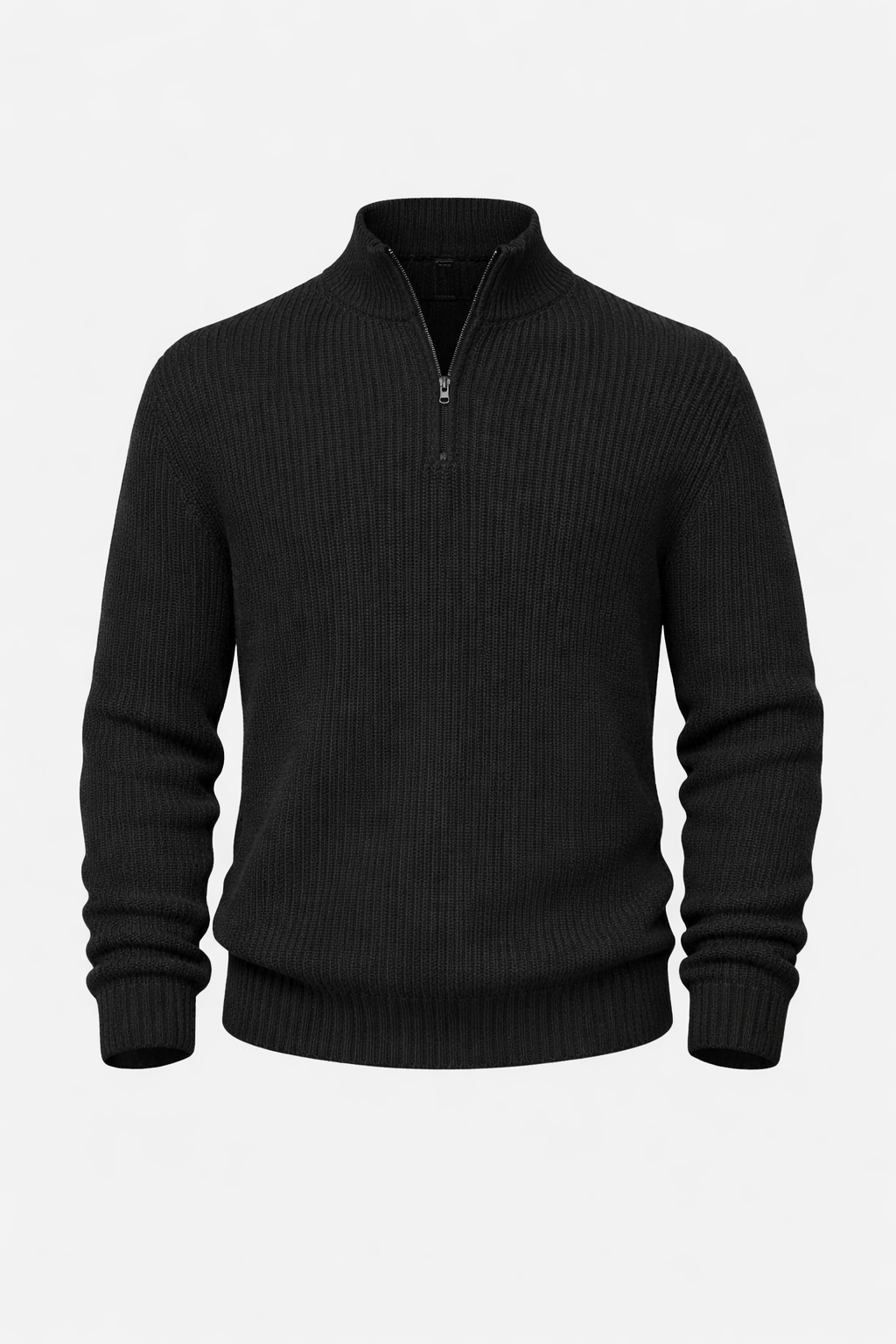 Loren Men's Luxury Cashmere Blend Half-Zip Sweater | Soft Premium Quarter Zip Jumper for Men | Smart Casual Everyday Knitwear
