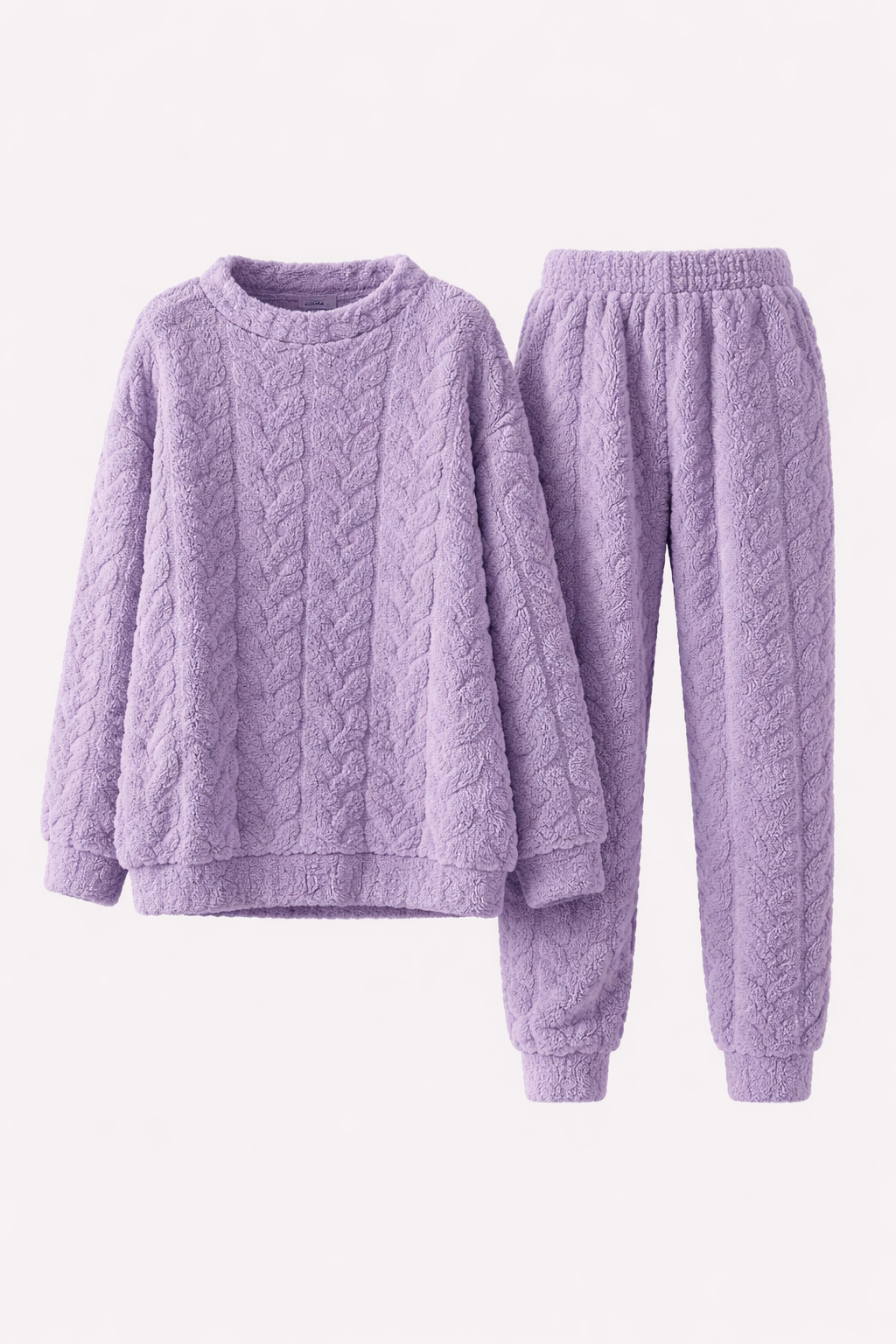 Snugly Unisex Fleece Pyjama Set | Soft Warm Fleece Pajama Set for Women & Men | Cosy Winter Loungewear & Sleepwear