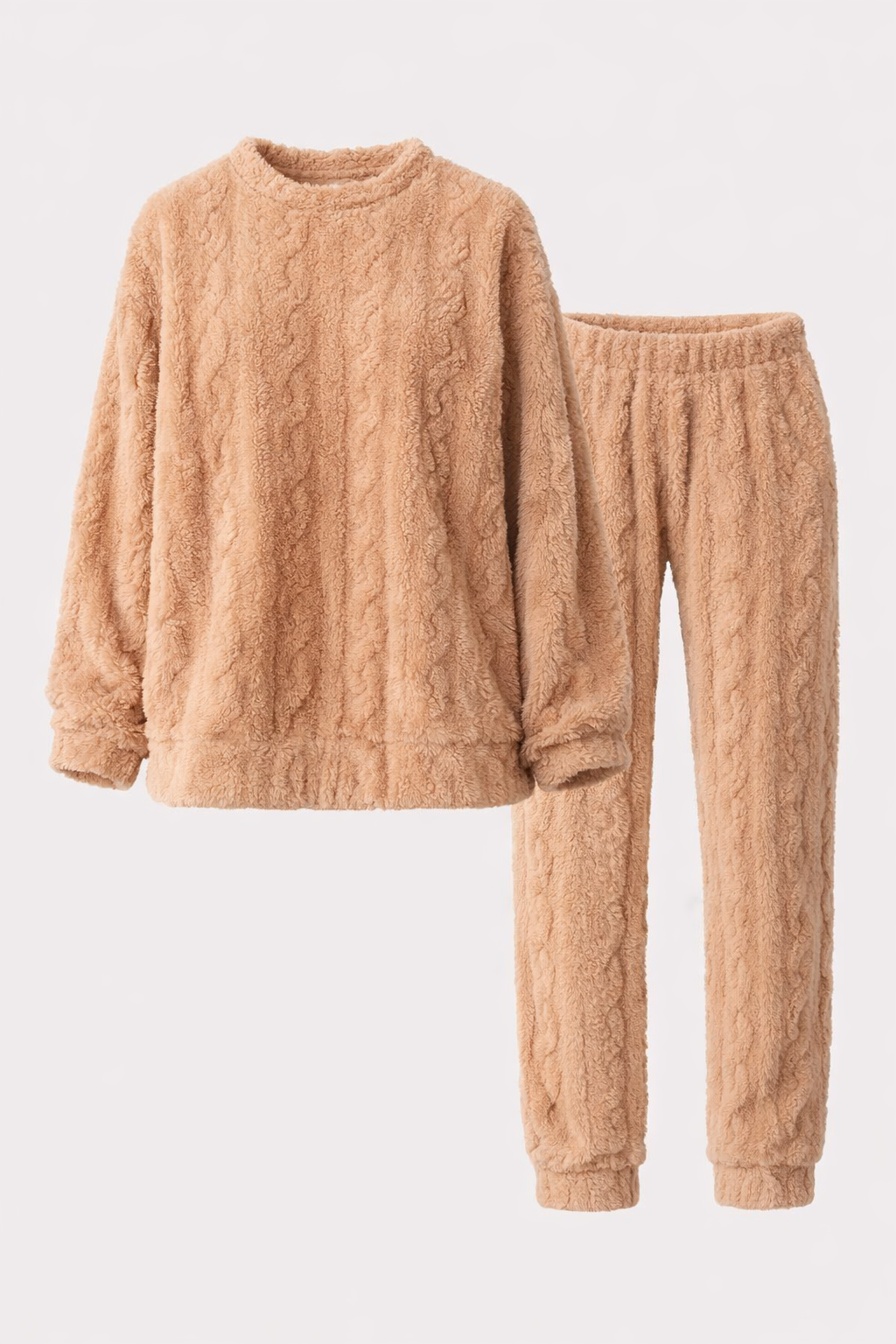 Snugly Unisex Fleece Pyjama Set | Soft Warm Fleece Pajama Set for Women & Men | Cosy Winter Loungewear & Sleepwear