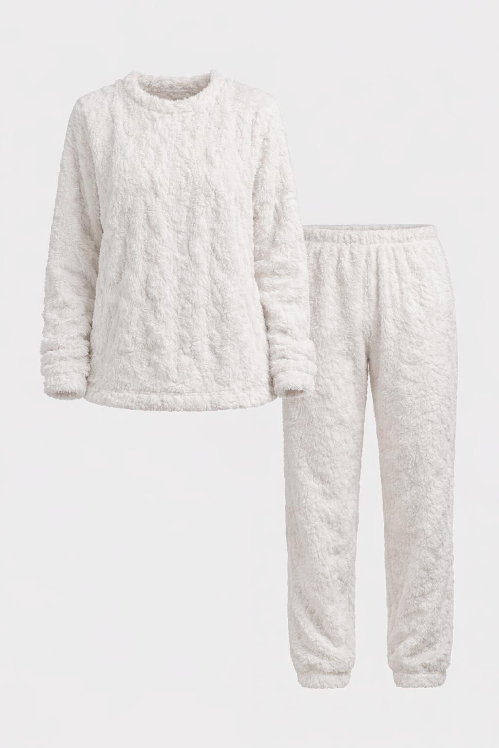 Snugly Unisex Fleece Pyjama Set | Soft Warm Fleece Pajama Set for Women & Men | Cosy Winter Loungewear & Sleepwear