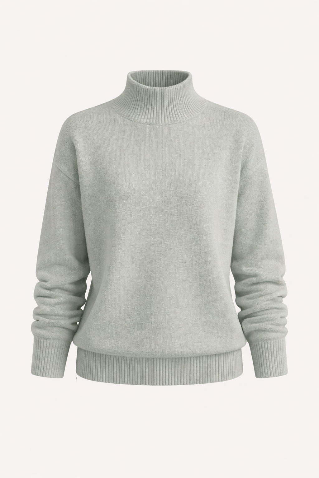 Marga Women's Elegant Cashmere Blend Turtleneck Sweater | Soft Luxury Roll Neck Jumper for Women