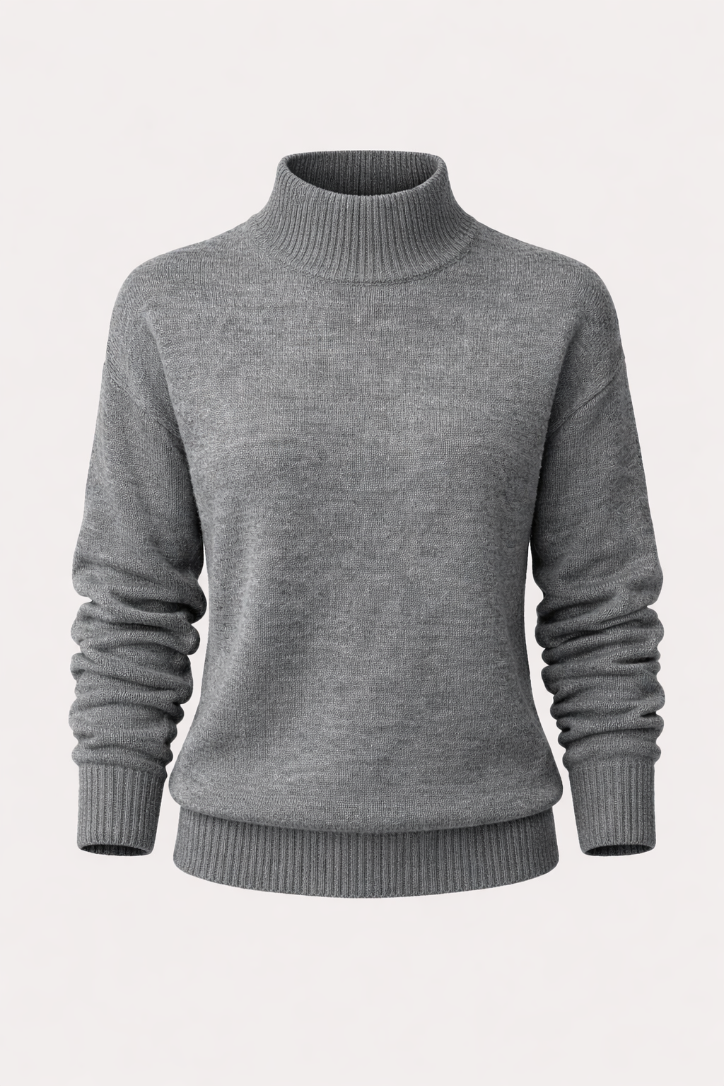 Marga Women's Elegant Cashmere Blend Turtleneck Sweater | Soft Luxury Roll Neck Jumper for Women
