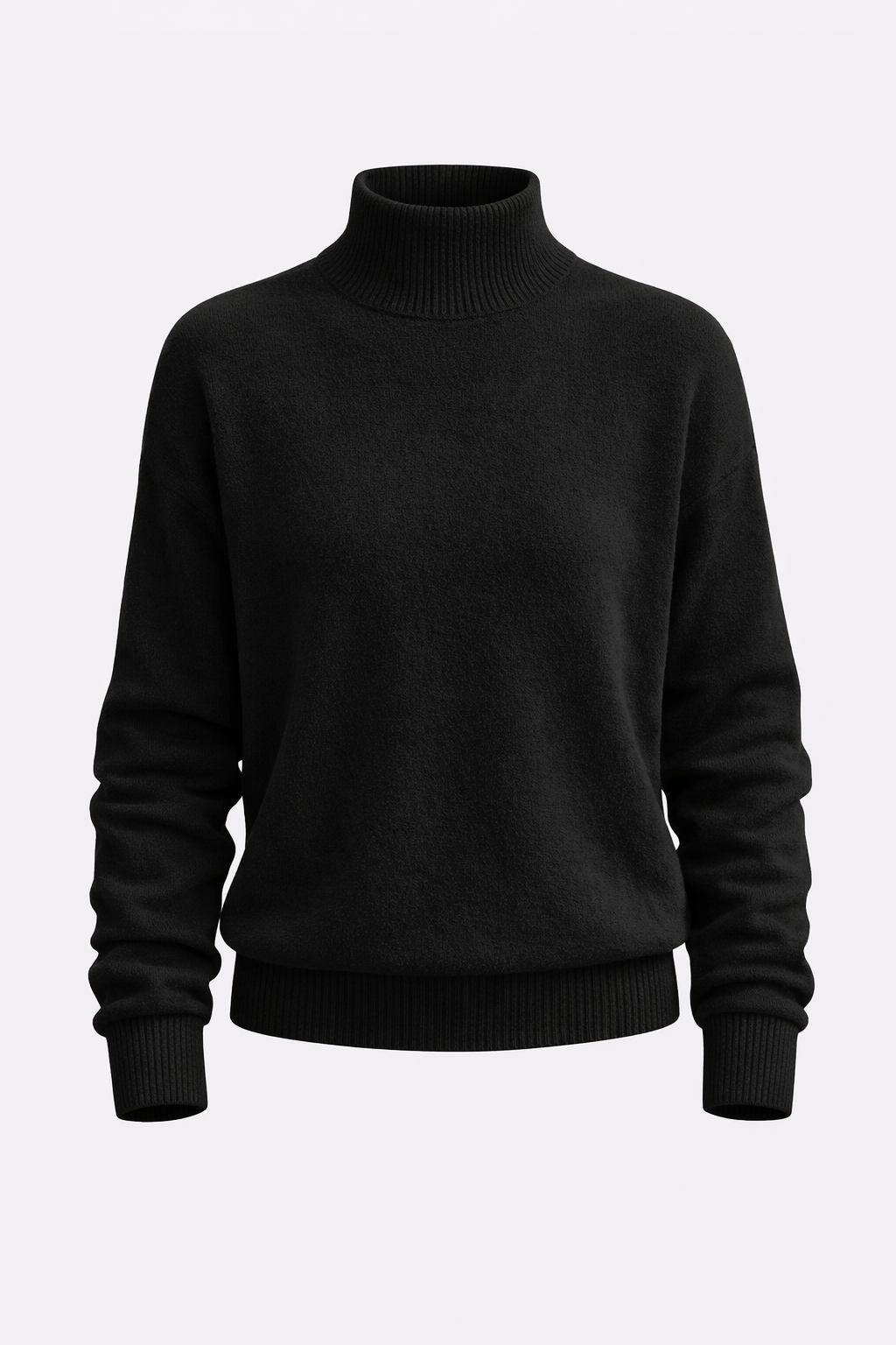 Marga Women's Elegant Cashmere Blend Turtleneck Sweater | Soft Luxury Roll Neck Jumper for Women