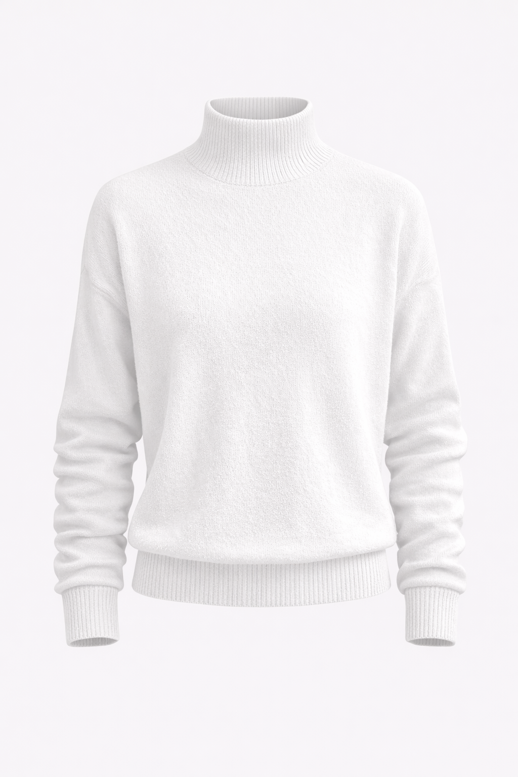 Marga Women's Elegant Cashmere Blend Turtleneck Sweater | Soft Luxury Roll Neck Jumper for Women