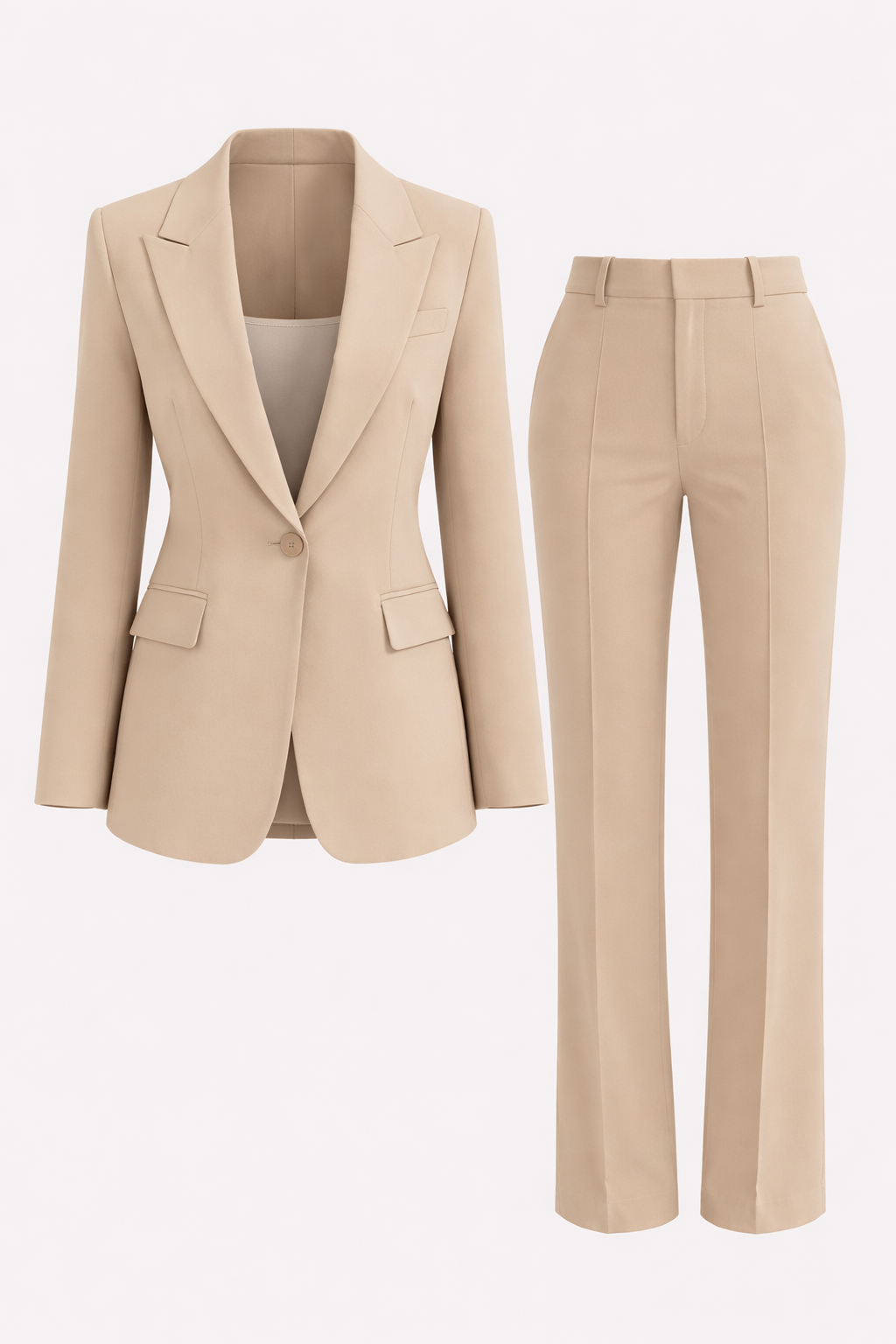 Brenda Women's Timeless Tailored Set | Classic Blazer & Trouser Co-Ord for Women | Smart Power Dressing Office & Everyday Wear