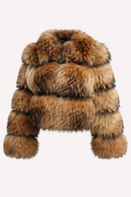 Elaira Women's Luxurious Faux Fur Coat | Plush Oversized Faux Fur Coat for Women | Glamorous Winter Statement Outerwear