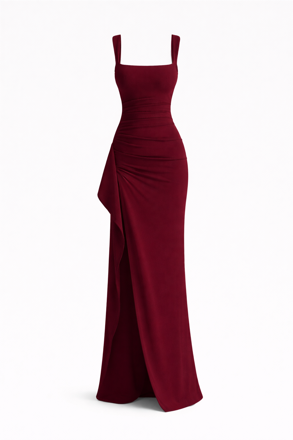 Valessia Women's Formal Slip Maxi Dress with Open Back | Elegant Satin Backless Maxi Dress for Women